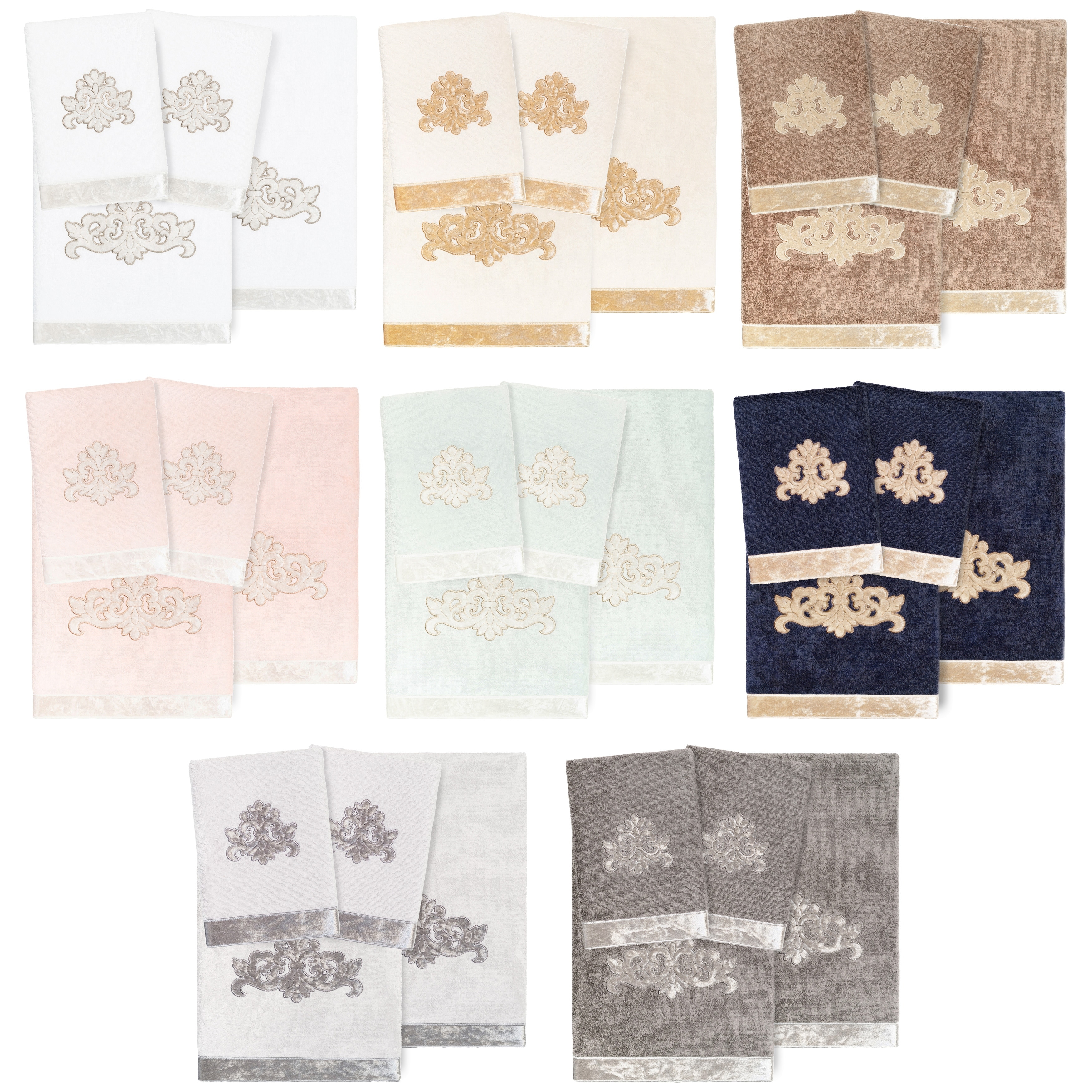 Authentic Hotel and Spa Turkish Cotton May 4 PC Towel Set