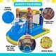 preview thumbnail 5 of 6, Minions Bounce House Waterslide, Outdoor Fun Tropical Inflatable Waterpark, Backyard Slide with Water Cannon for Kids Ages 3-8