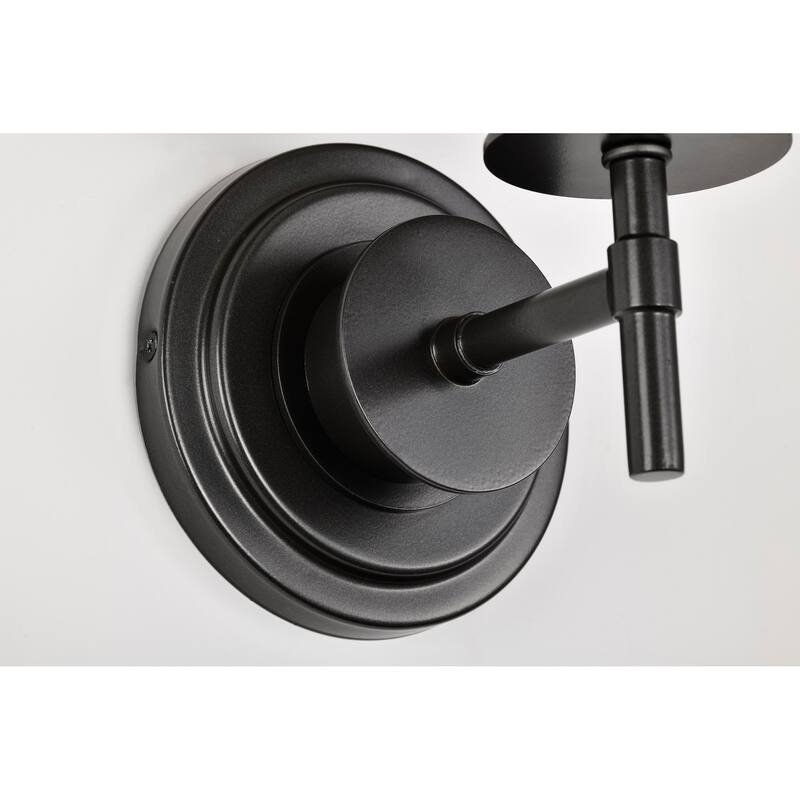 Warren 1 Light Vanity Gun Metal with Satin White Glass - Gun Metal