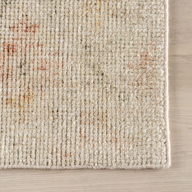 Padma Lakshmi Elizabeth Hand-Tufted Vintage Medallion Wool-Blend Rug