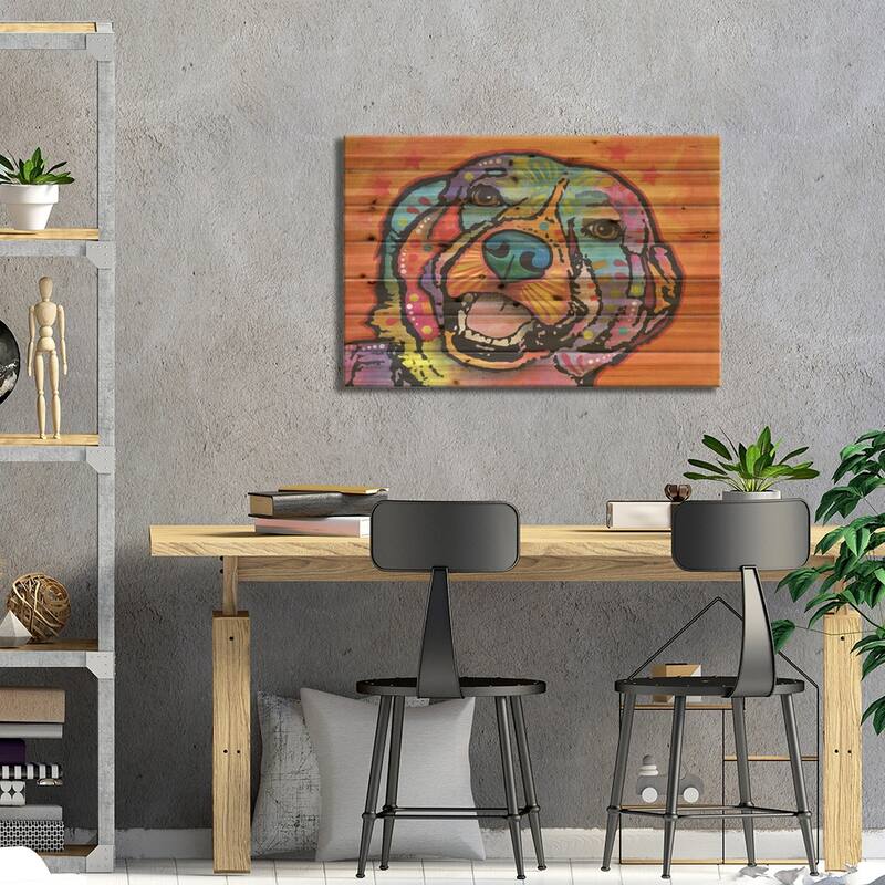 Galle Print On Wood by Dean Russo - Multi-Color