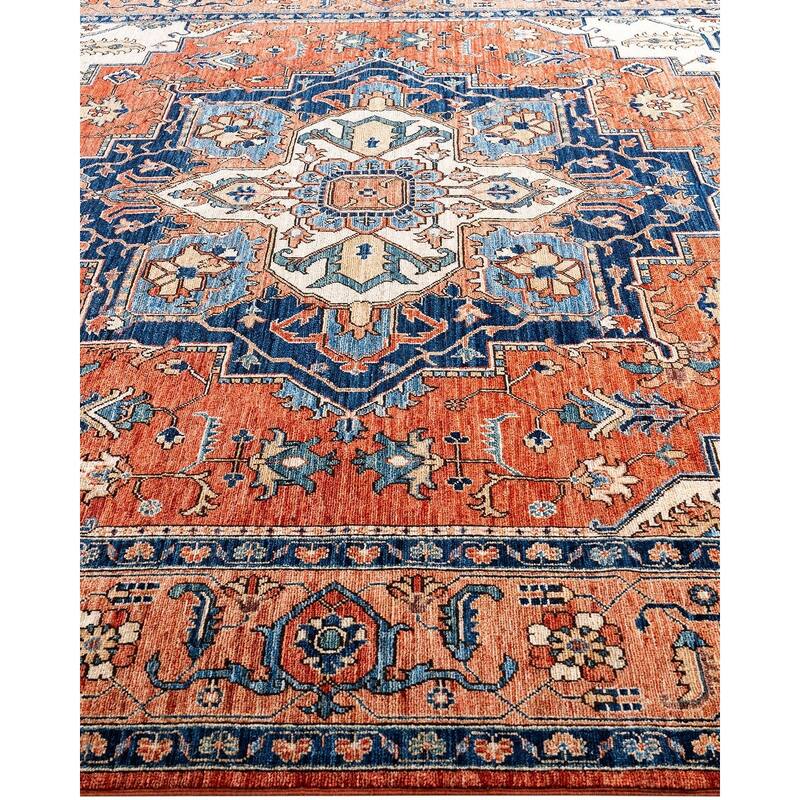 Serapi One-of-a-Kind Hand-Knotted Area Rug - Red, 8' 2" x 9' 11" - 8' 2" x 9' 11"