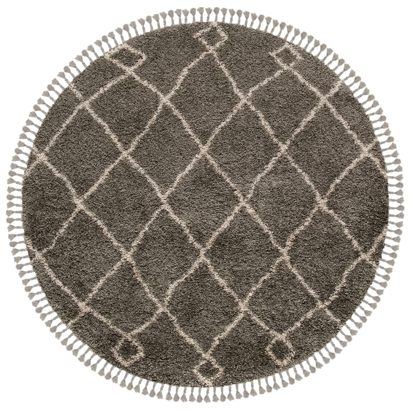 SAFAVIEH Moroccan Fringe Shag Blagorodna 2-inch Thick Rug