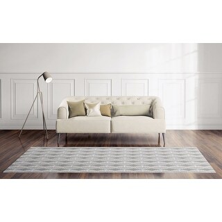 Gary Neutral Rug NEUTRAL LINES GREY Area Rug by Kavka Designs - Bed Bath & Beyond - 30941612