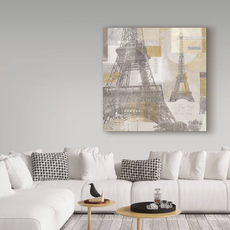 Lisa Audit 'Eiffel Tower III' Canvas Art