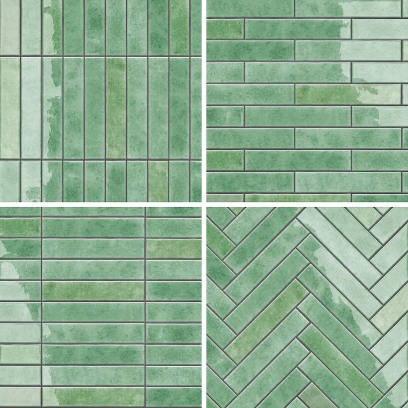 Merola Tile Menorca Lake 2-1/2" x 12-7/8" Ceramic Wall Tile