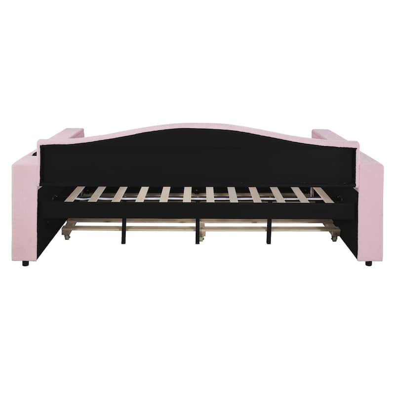 Full Size Upholstered Daybed w/ Integrated Bluetooth Audio System