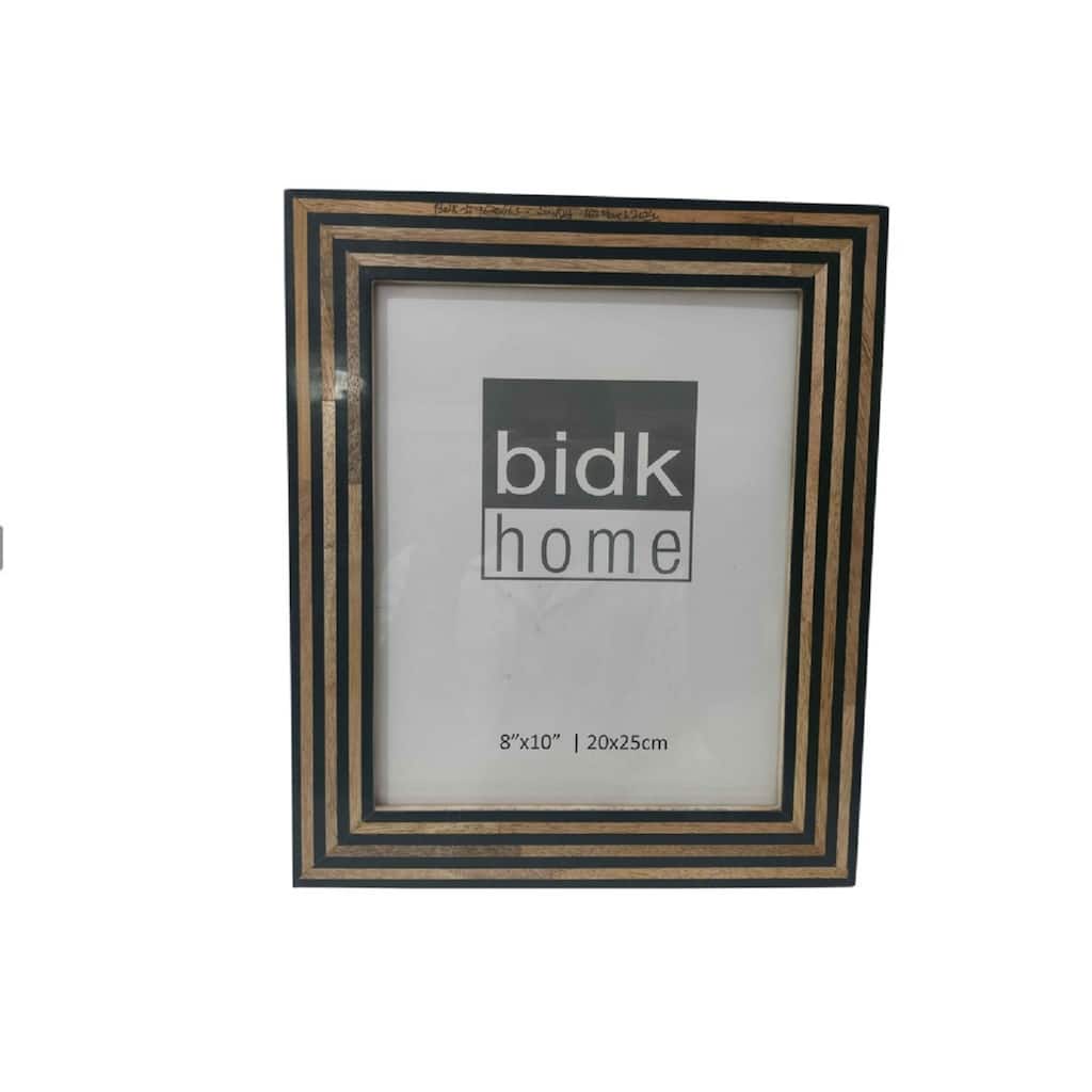 Tiles Rectangular Picture Frame - for 8" x 10" Photo - Black and Brown