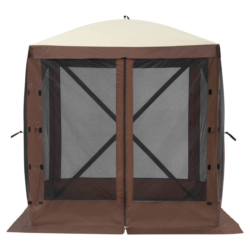 Anmytek 6x6FT Pop Up Gazebo Screen Tent with Mesh