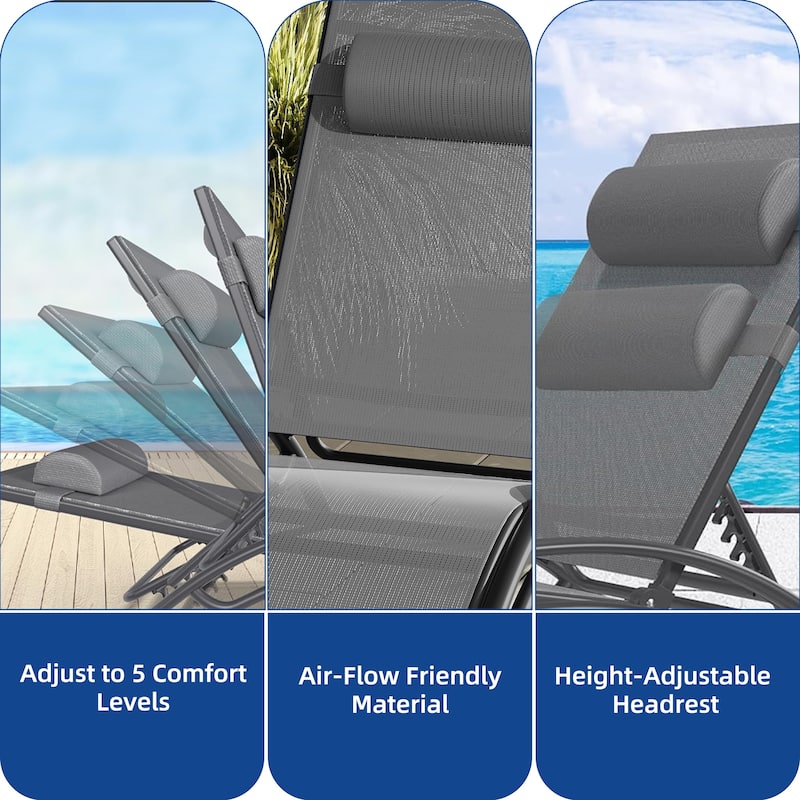 Lounge Chair And Side Table (3-Piece Set)