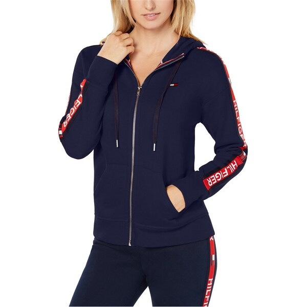 tommy hilfiger logo sleeve sweatshirt