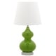 preview thumbnail 4 of 3, SAFAVIEH Kids Lighting 19-inch Eva Green Double Gourd Mini Table Lamp - 10"x10"x18.8" - 10" x 10" x 18.8"