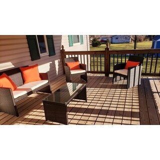 Coronado Outdoor Pillow (Set of 4) by Christopher Knight Home