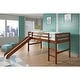 preview thumbnail 8 of 18, Donco Kids Twin-size Tent Loft Bed with Slide