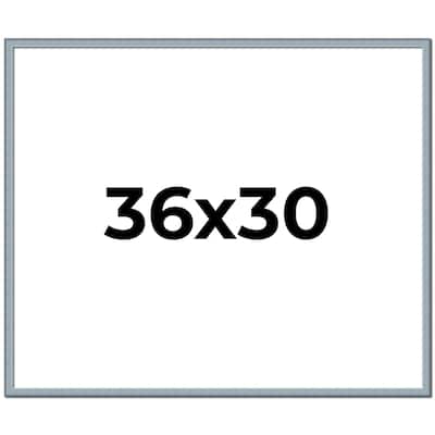 36x30 Frame Rustic Sky Blue Solid Wood Picture Frame | 0.75 Inch