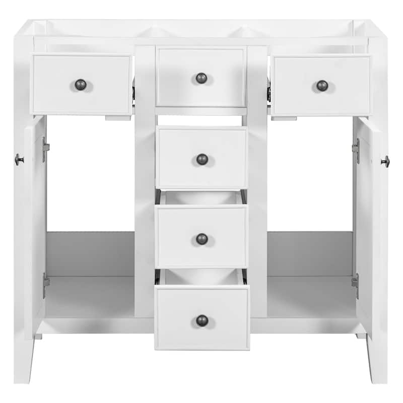 Modern Bathroom Vanity without Sink, Cabinet Base Only