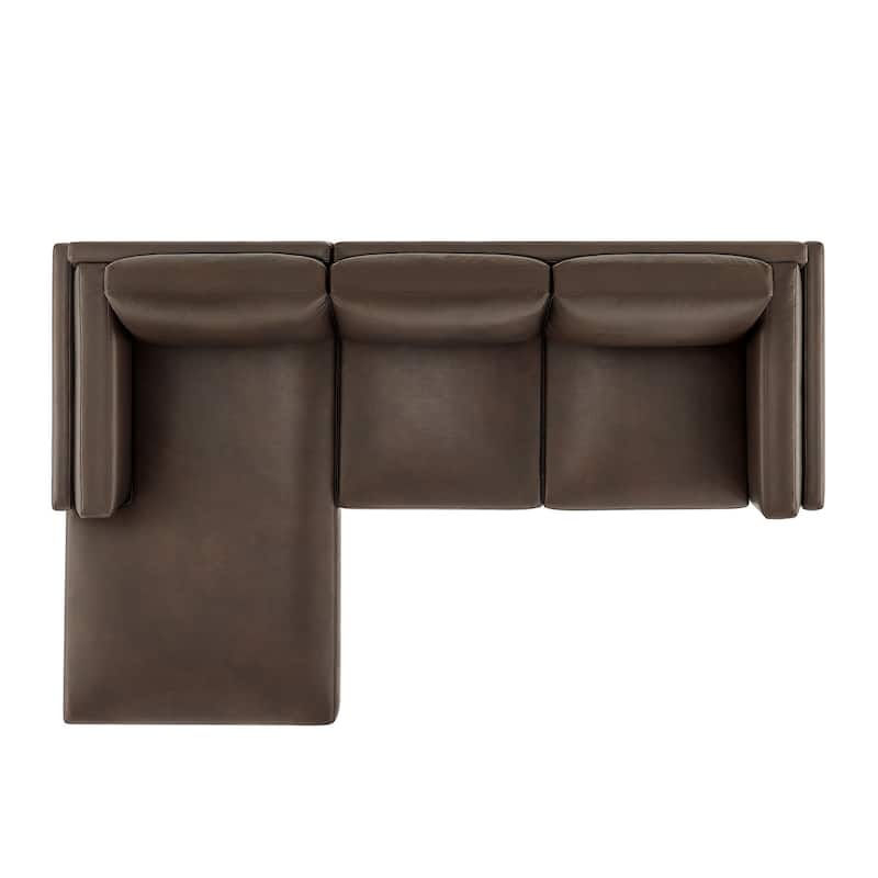 Roscoe Left-Facing Upholstered Sectional Sofa with Chaise