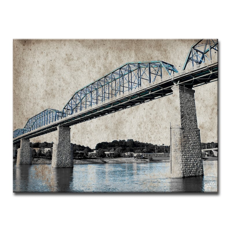 Ready2HangArt 'Under The Bridge' Canvas Art Print