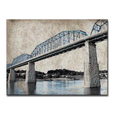 Ready2HangArt 'Under The Bridge' Canvas Art Print