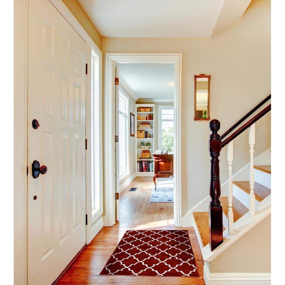 Sussexhome Non-Skid Safety, Slip Resistant Landing Rug - 2' x 3'