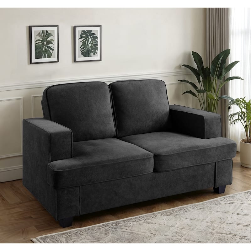 Modern Velvet Loveseat