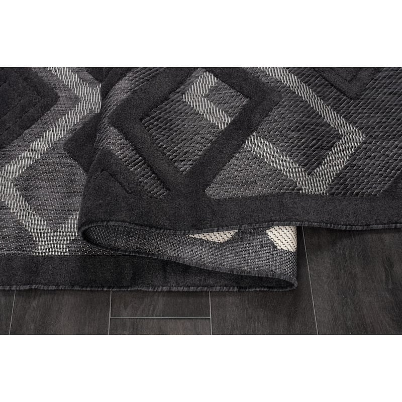 LaDole Rugs Geometric Modern Contemporary Runner Rug