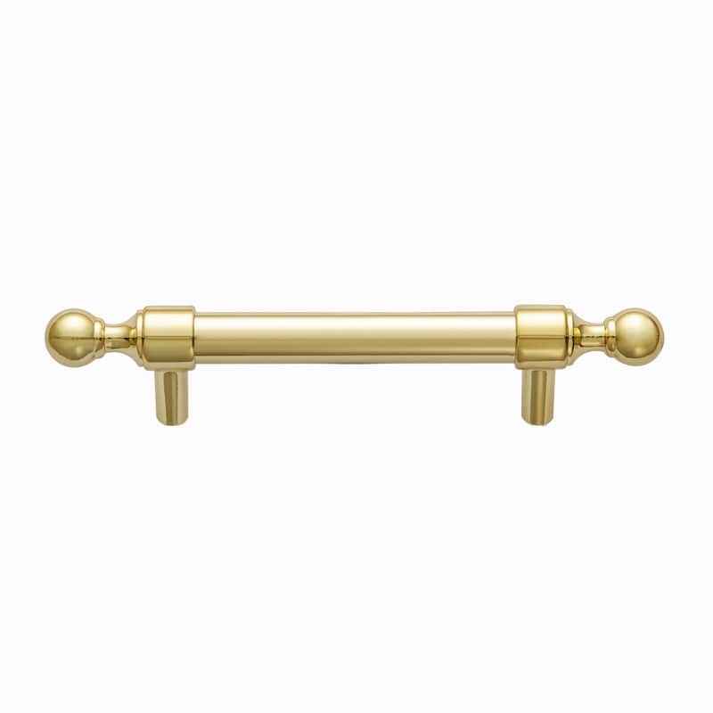 Utopia Alley Vaduz Pull Handle - Decorative Cabinet Drop Pull Handles for Cabinets, 3.75"/5" center to center - 3.75" 1 pack - Gold