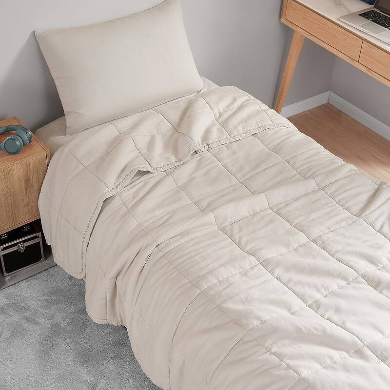 Dark Sky Reserve® - Bamboo Linen Comforter - Portugal Made - Creamy Beige