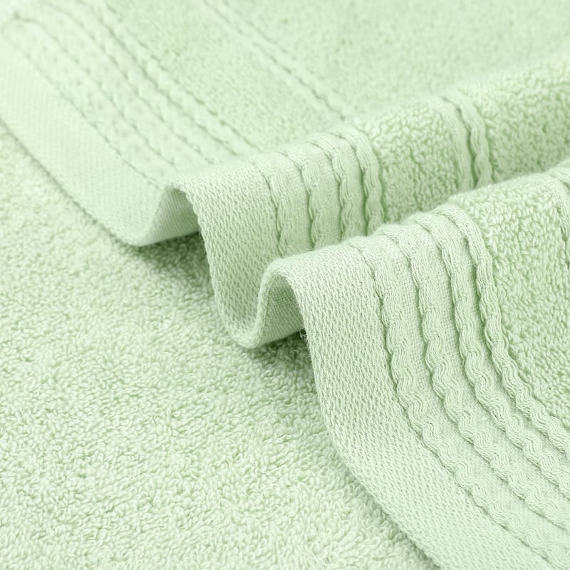 2 Pack Striped Pattern Hand Towels Set, Comfort and Quick Drying Towel for Bathroom, Gym, Camp 14" x 30"
