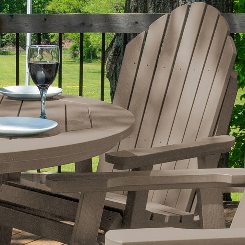 Hamilton 5-piece Outdoor Dining Set - 48" Round Table, Dining-height