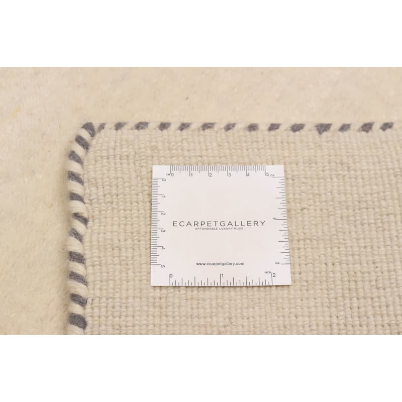 Kashkuli Gabbeh Cream Rug 2'7" x 15'11" - 2'7 x 15'11