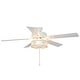 preview thumbnail 5 of 8, Copper Grove Uoleva 52-inch 5-blade Alabaster Mesh LED Ceiling Fan