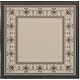 preview thumbnail 82 of 125, SAFAVIEH Courtyard Sheila Indoor/ Outdoor Waterproof Patio Backyard Rug 7'10" Square - Sand/Black