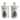 Spode Christmas Tree Spice Jars Set of 2 - 4.5"Tall