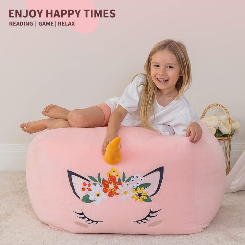 X-Large Stuffable Zipper Bean Bag Chair