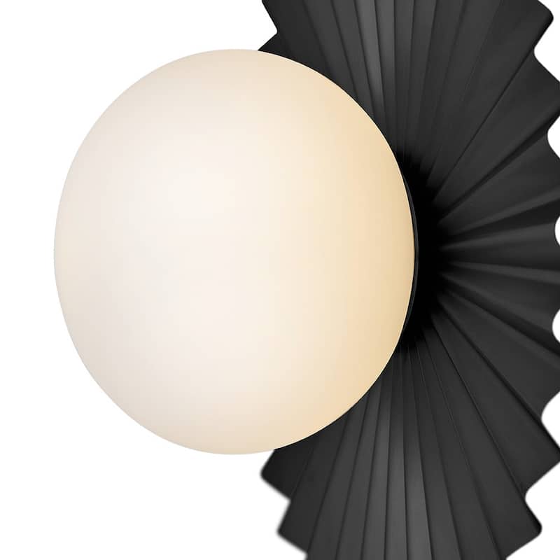 Lark 84391 Stevie 10" Wide Semi-Flush Globe Ceiling Fixture