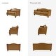 preview thumbnail 22 of 29, Franco Traditional Genuine Leather Sofa Set of 2 by HULALA HOME
