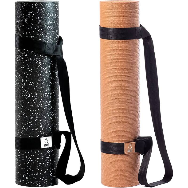 Sports Research Sweet Sweat Non-Slip Yoga Mat - 6'x2'