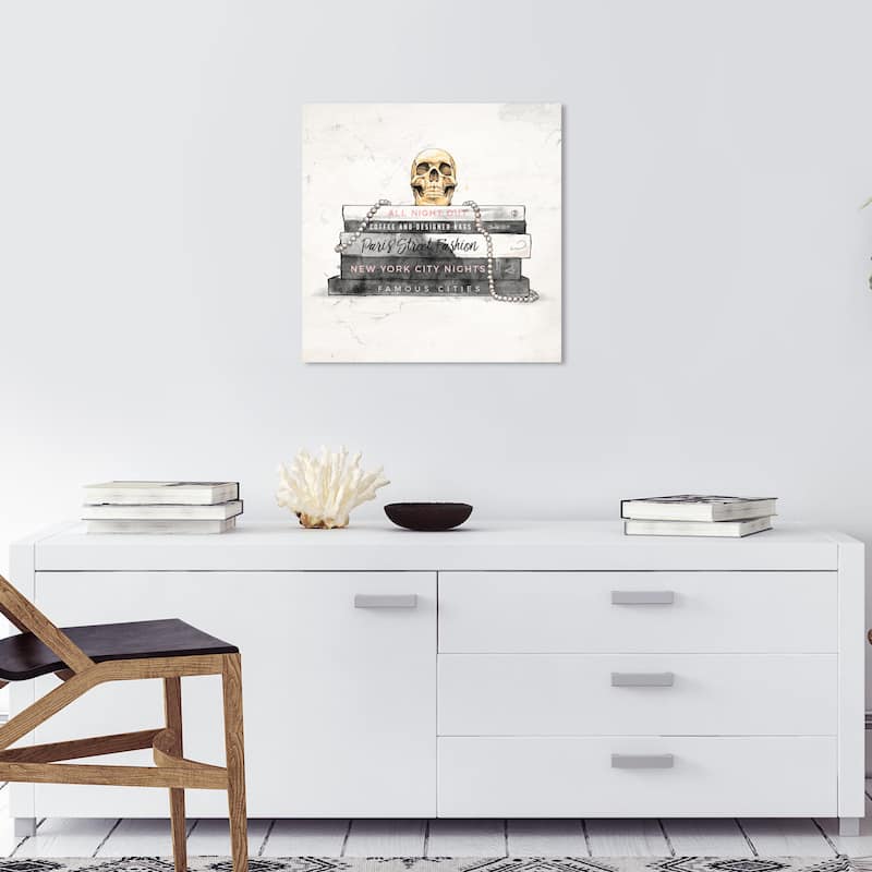 Wynwood Studio Canvas Fashion and Glam Paris Street Fashion White and Glam Wall Art Canvas Print - 20 x 20
