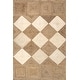 preview thumbnail 2 of 17, Nuloom Kiraz Diamond Trellis Jute Area Rug