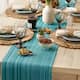 DII Variegated Taupe Fringe Table Runner 13x72