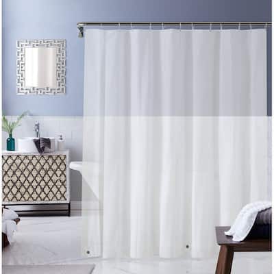Dainty Home Heavy Weight Shower Curtain Liner With Weighted Hem