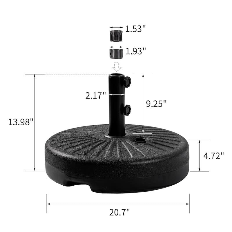 Autlaycil 7.5 ft Outdoor Umbrella Patio with Fringe.