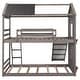 preview thumbnail 16 of 46, Playhouse Design Twin Size House Bed Kids Bed