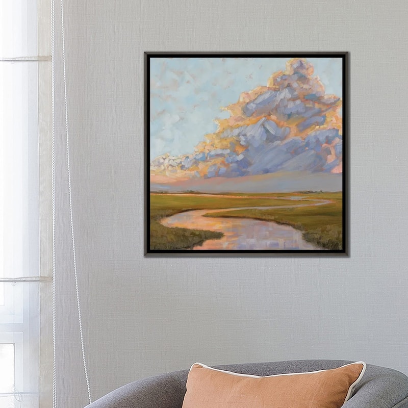 iCanvas "Thunderclouds Over The Marsh" by April Moffatt Framed