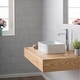 preview thumbnail 5 of 32, Kraus 3-in-1 Set White Rectangle Ceramic Sink, Ramus Faucet w/Drain
