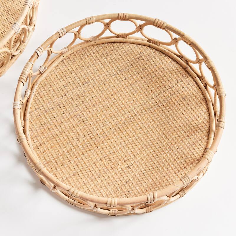 Ninette Rattan Trays