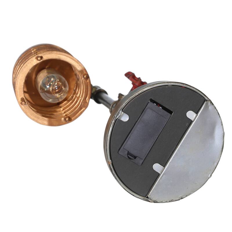 Industrial Metal Pipe Table Lamp - 18.0"