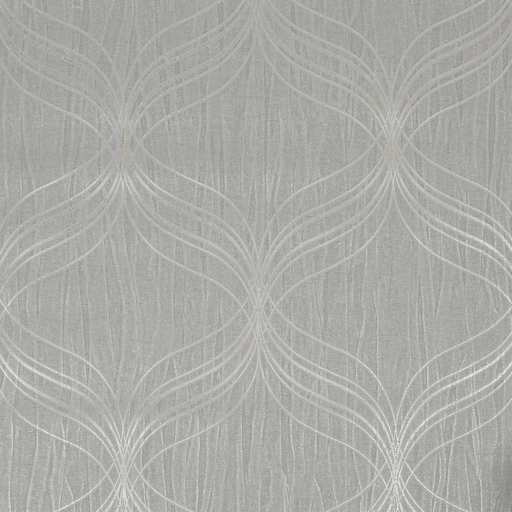 Boutique Optical Geo Silver Wallpaper