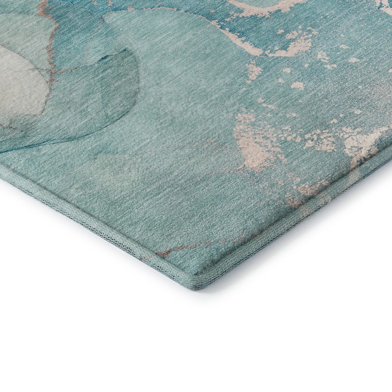 Premium Washable Super Soft Abstract Flow Contemporary Mayfield Rug